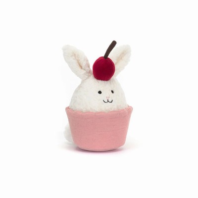 Jellycat Dainty Dessert Conejo Cupcake | BPXJ-79815